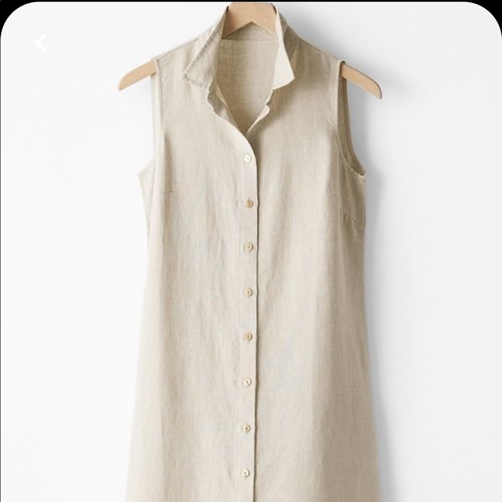 Garnet Hill Linen Shirtdress